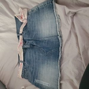 Size 10 Denim Skirt with Belt